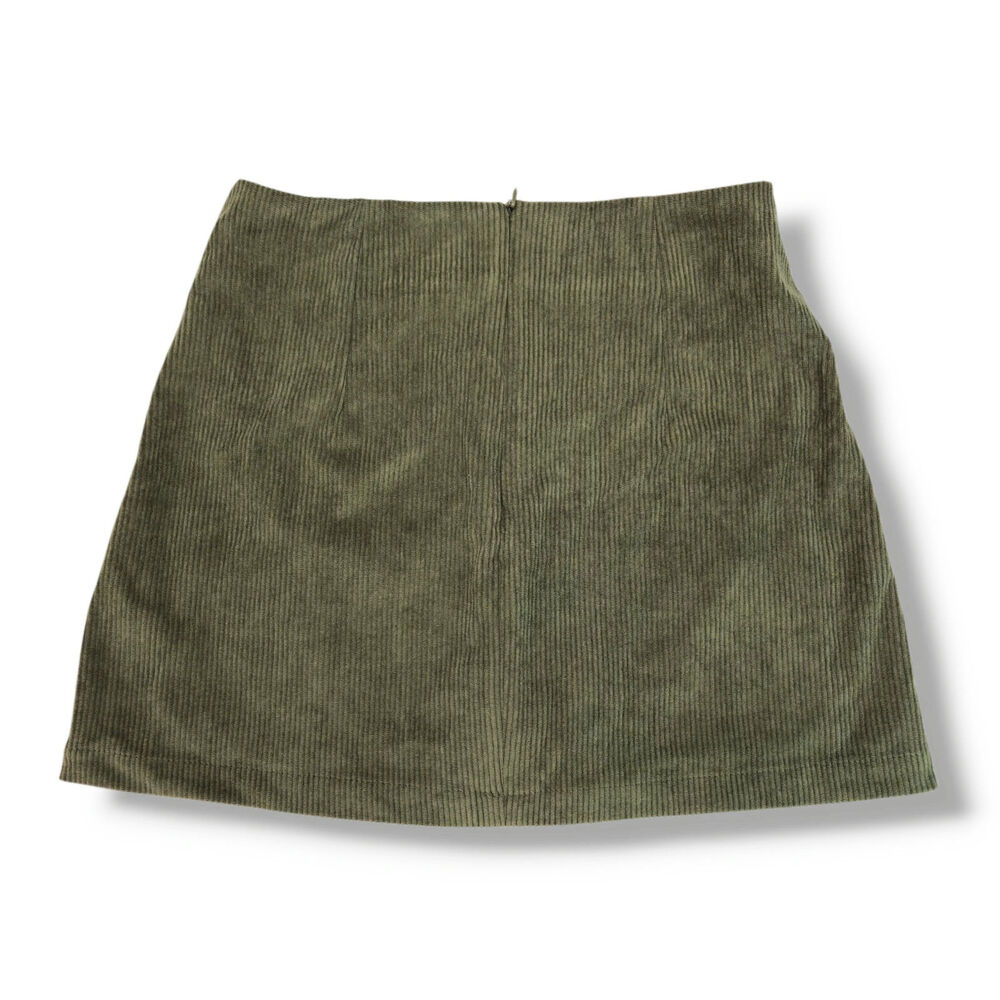 Halara High Waisted 2 in 1 Corduroy A Line Mini Skort Icy Bamboo Green XS NWT - Picture 4 of 10